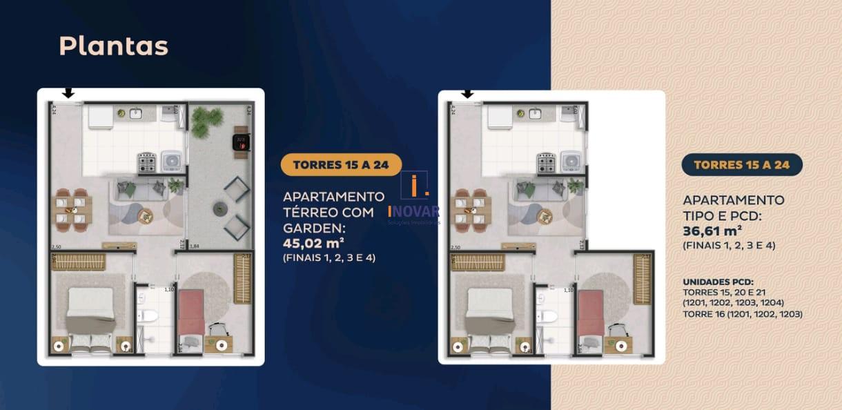 Apartamento, 2 quartos - Foto 2