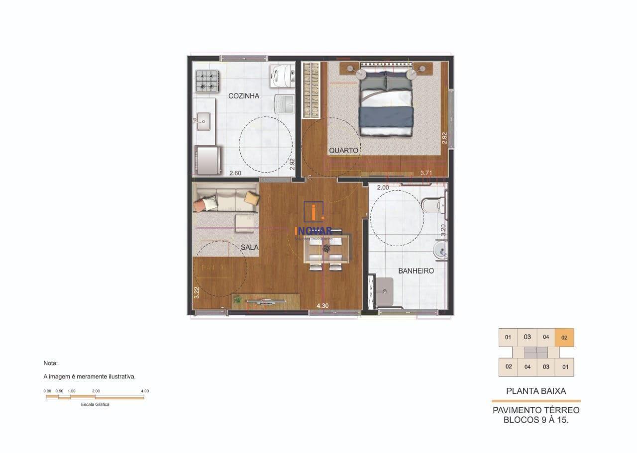 Apartamento, 1 quarto - Foto 5